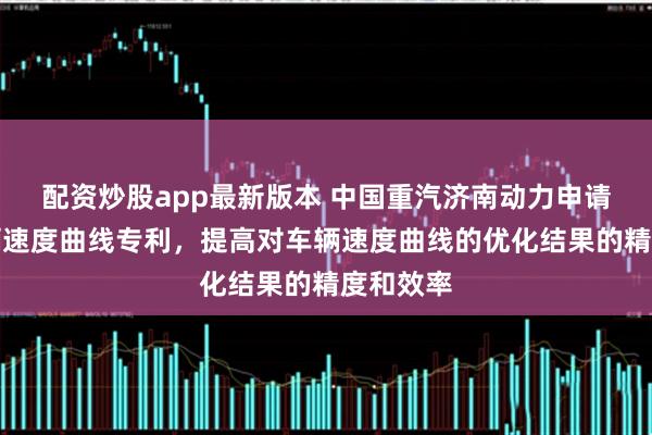 配资炒股app最新版本 中国重汽济南动力申请确定车辆速度曲线专利，提高对车辆速度曲线的优化结果的精度和效率