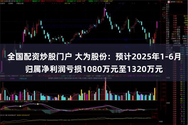 全国配资炒股门户 大为股份：预计2025年1-6月归属净利润亏损1080万元至1320万元