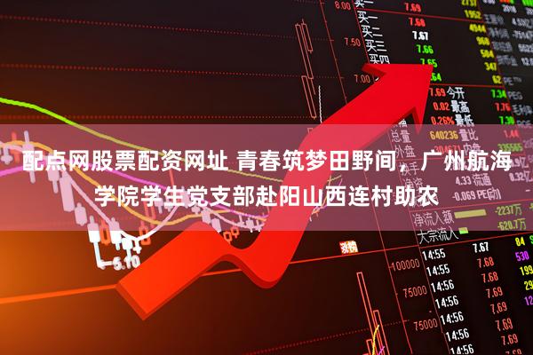 配点网股票配资网址 青春筑梦田野间，广州航海学院学生党支部赴阳山西连村助农