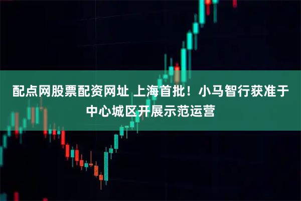 配点网股票配资网址 上海首批！小马智行获准于中心城区开展示范运营